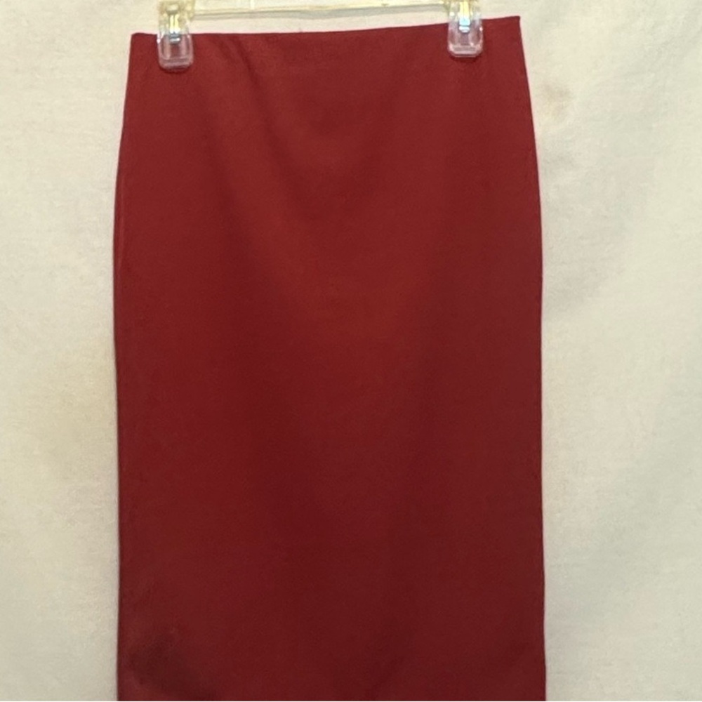 Nordstrom Elegant Red Pencil Skirt